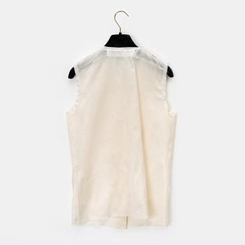 Lanvin, A silk top, size 36.