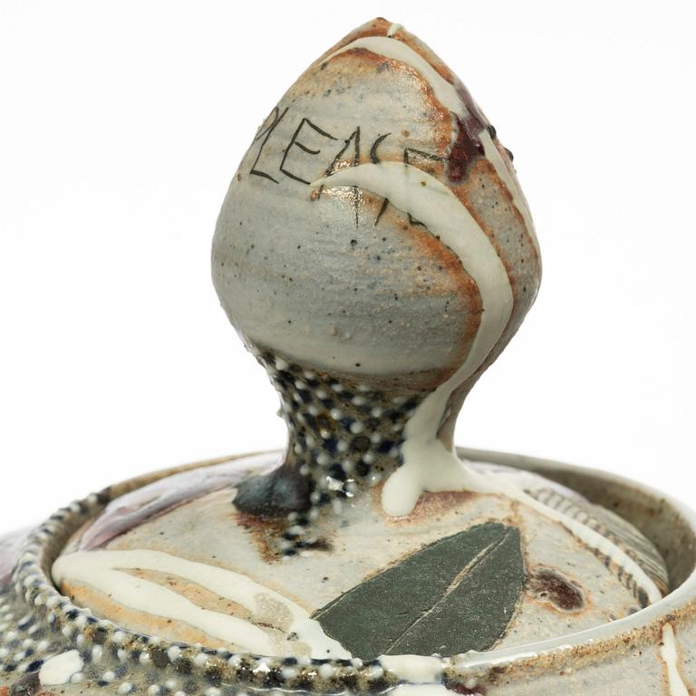 Eva Bengtsson, a vase with lid.