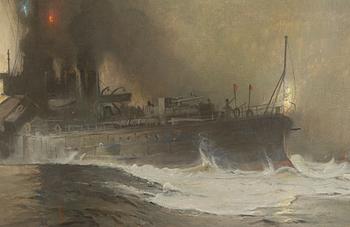 Harry Kluge, Warship in the Twilight.