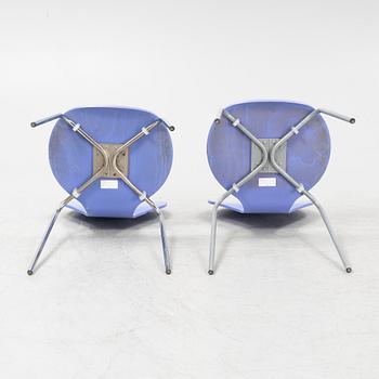 Erik Ole Jørgensen, six stackable 'Rondo' chairs, Danerka, Denmark, 21st Century.