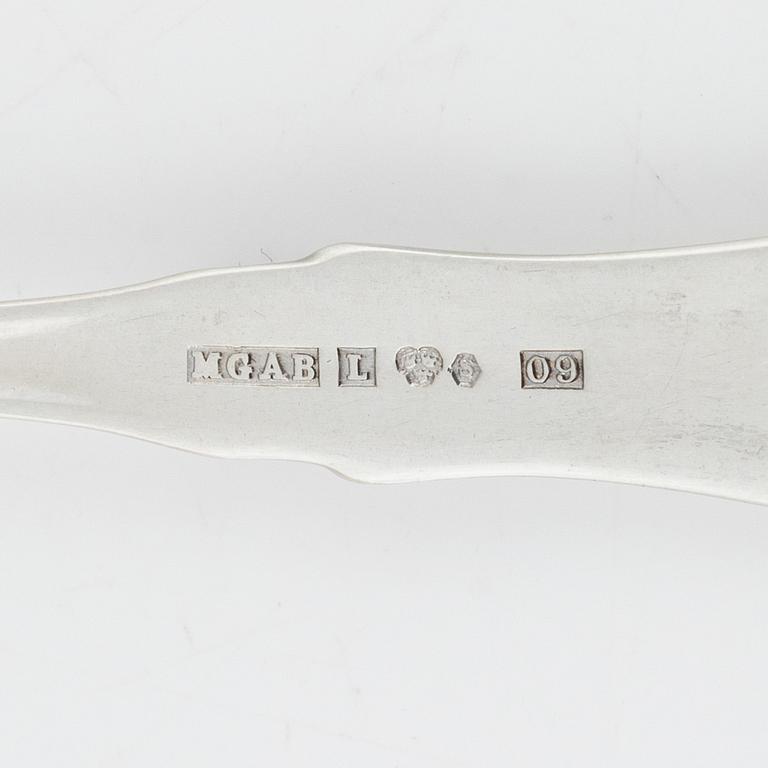 Skedar, 24 st, silver, modell Uppsala, GAB, Lidköping/Uppsala, 1962-76.