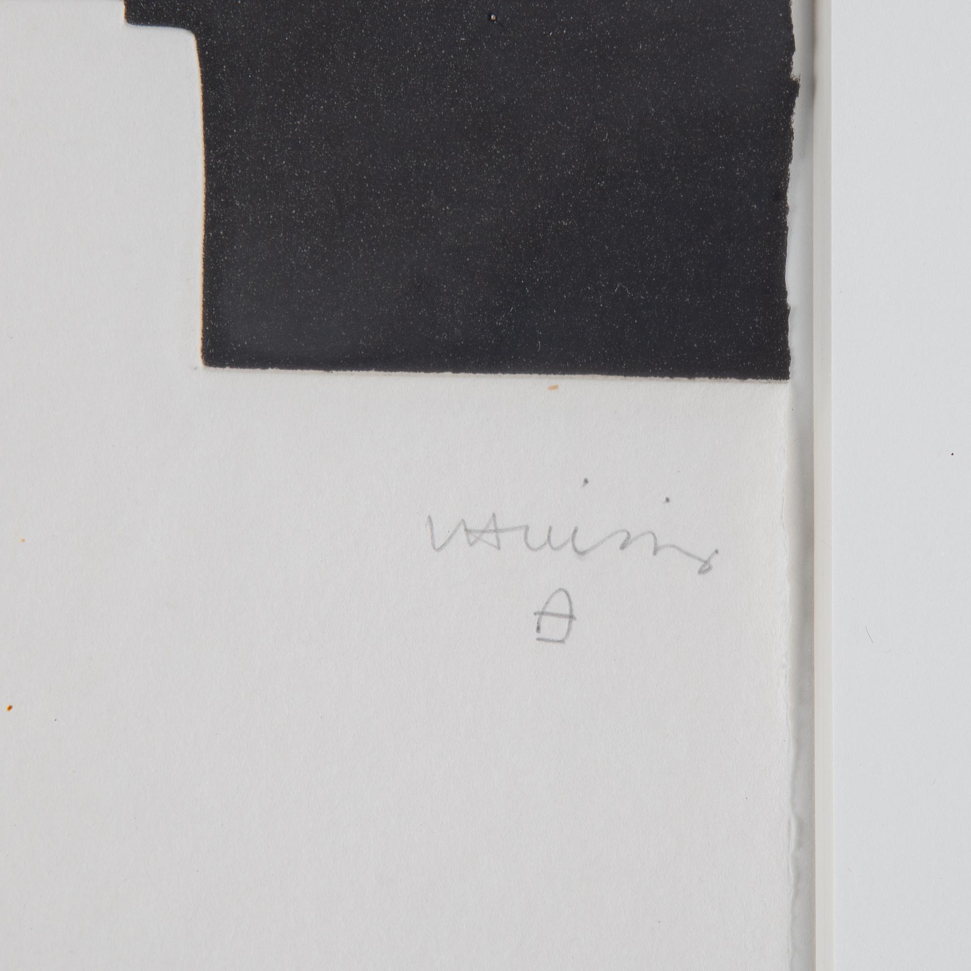 Eduardo Chillida, etching and aquatint, signed V/V PA.