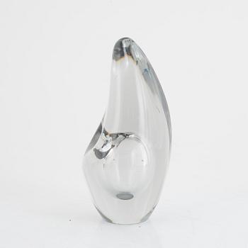 Timo Sarpaneva, a 'Bird's head' glass sculpture, Iittala 1955.