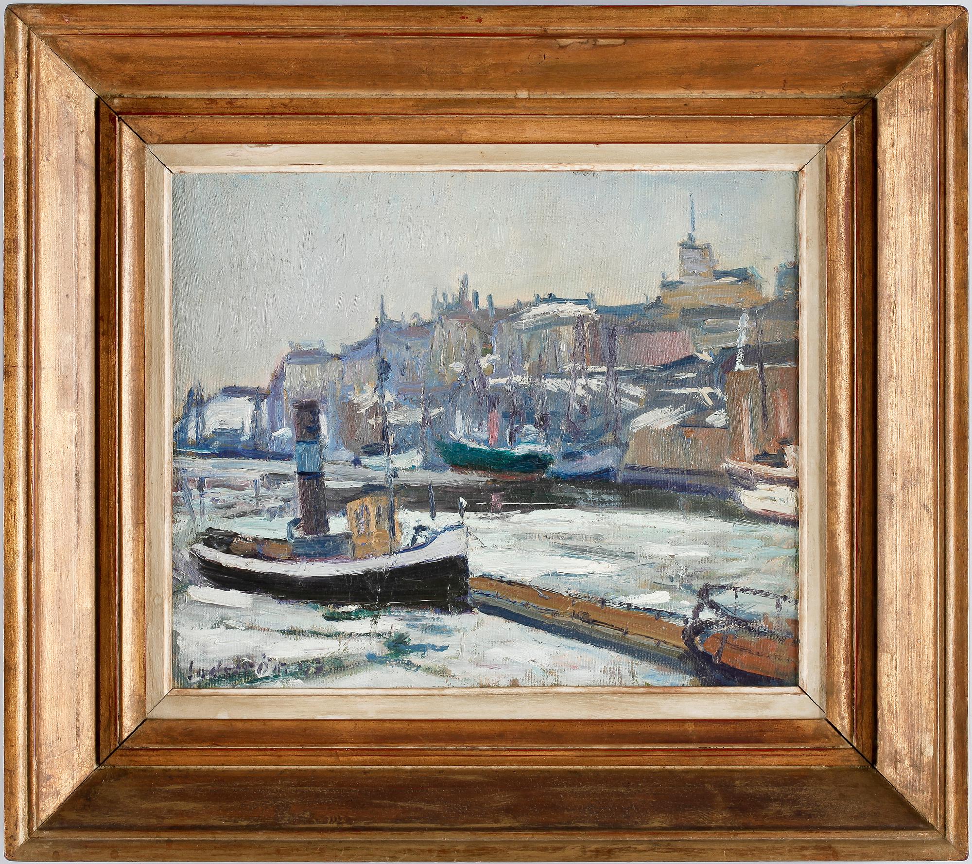 GEORG LODSTRÖM, olja på duk. Sign.