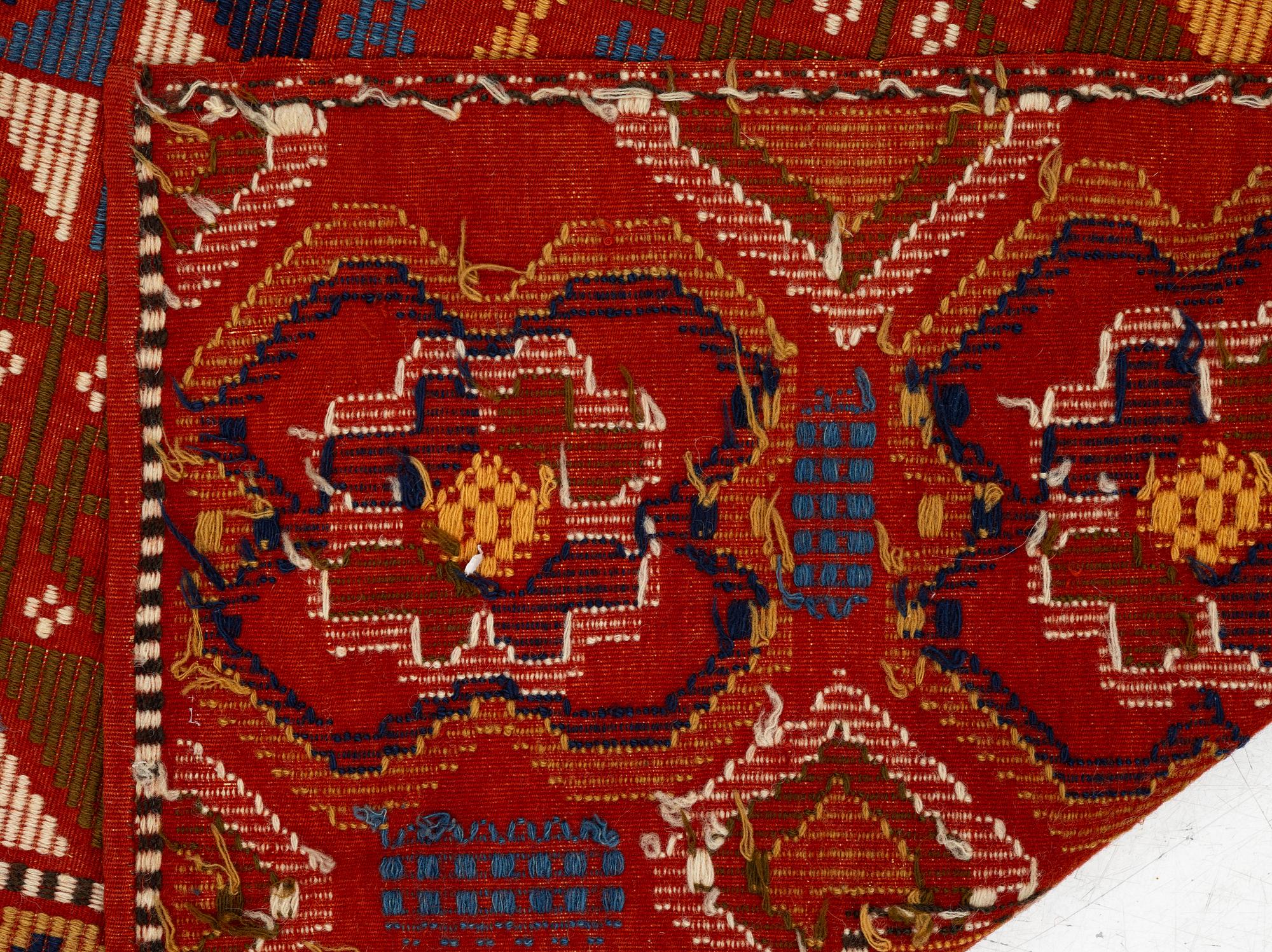 A textile, Scandinavia, circa 1900, c. 195-200 x 130 cm.