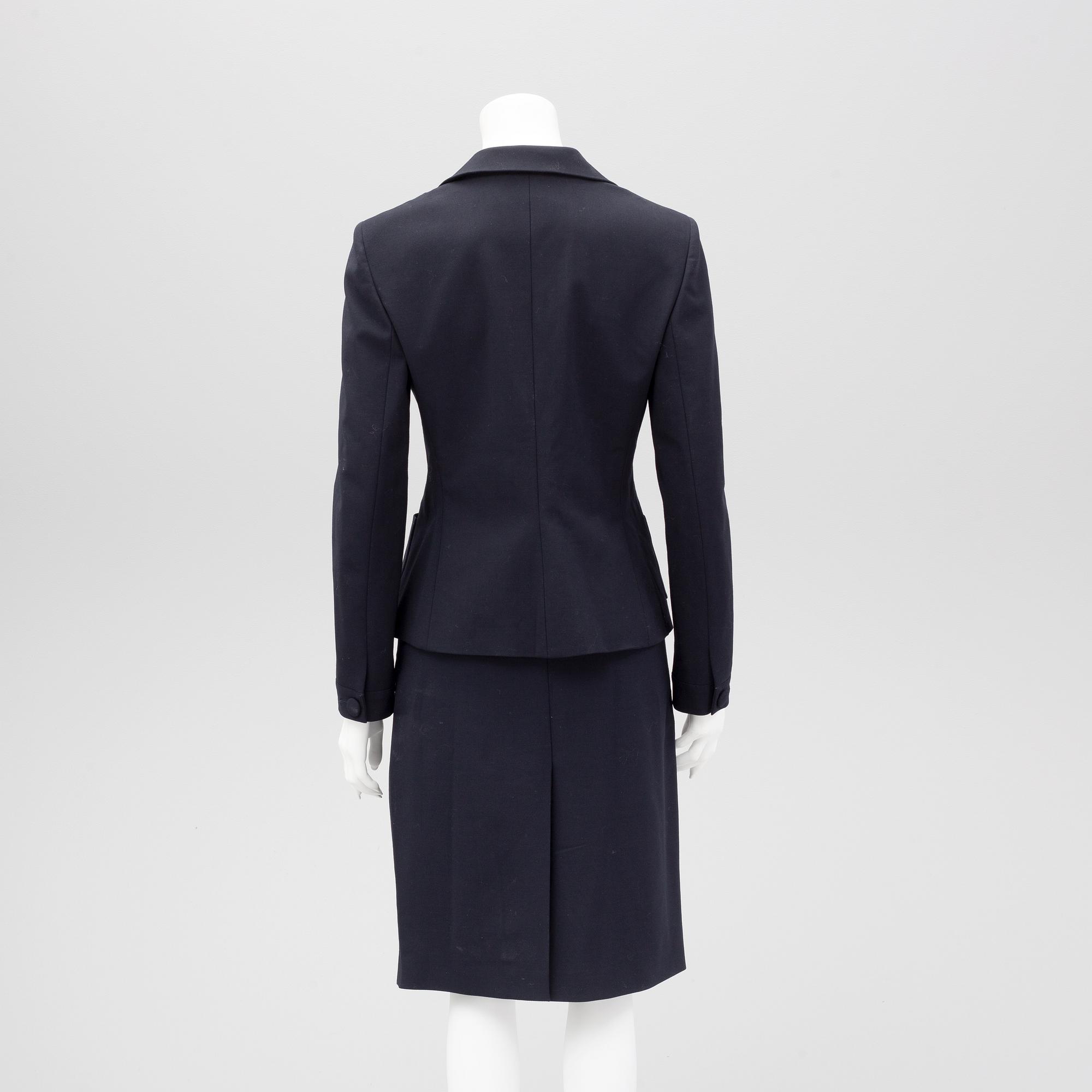 Prada, jacket and skirt, italian size 44 & 46.