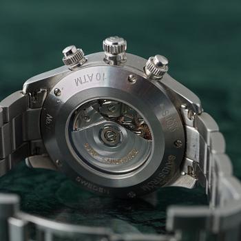SJÖÖ SANDSTRÖM, Royal Steel, chronograph, wristwatch, 42 mm,