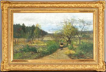 OLOF HERMELIN, oil on canvas, signed.