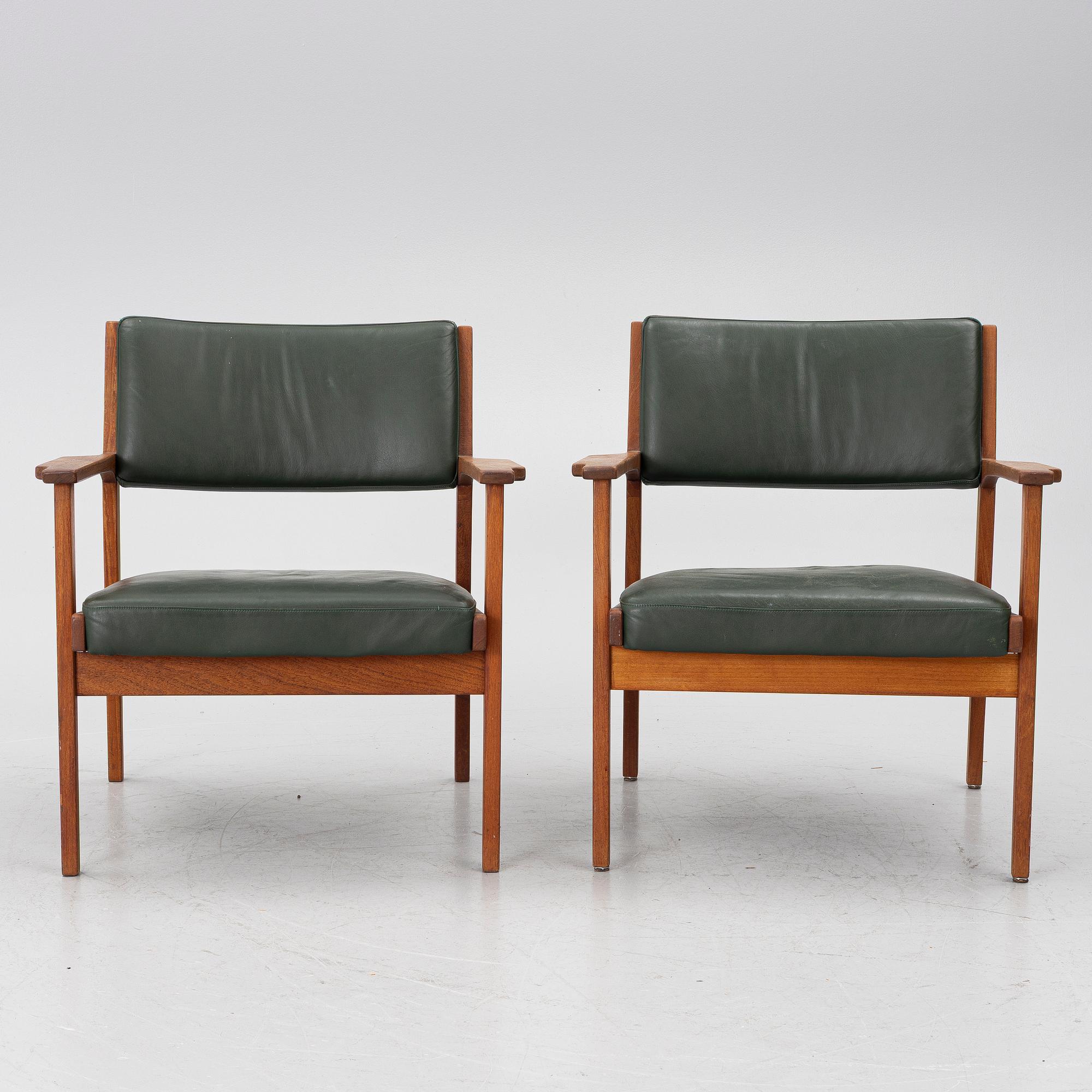 Ingemar thillmark, a pair of 'Axamo' armchairs, OPE Möbler, 1960s.