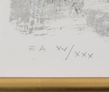 THEO TOBIASSE, ltiograph in colours, signed and numbered E A XV/XXX.