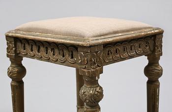 TABURETTER, ett par, troligen Danmark, 1800-tal.