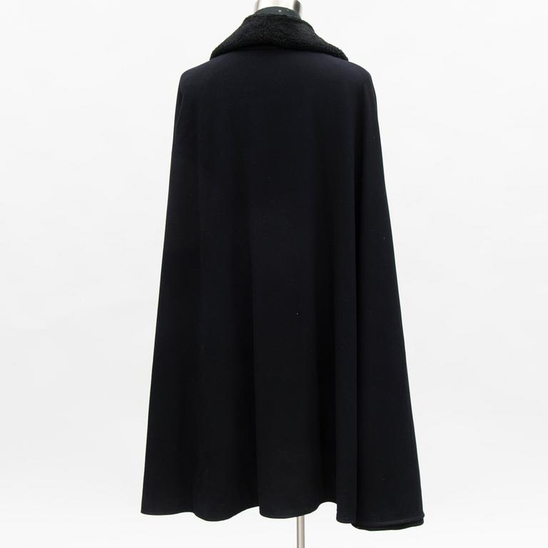A Finnish naval officer's mess uniform and cape, second half of 20th Century.