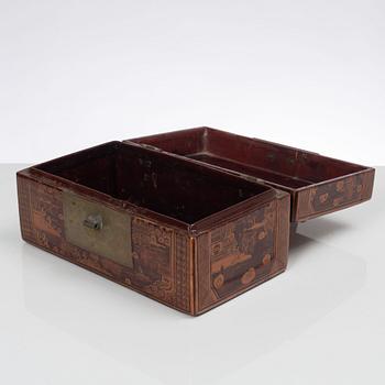A Chinese box, early 1900.