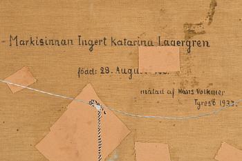 Hans Volkmer, an oil on canvas. Signed and dated 1933.