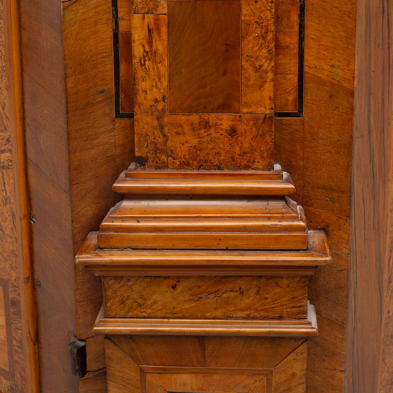 A North-German late-Baroque parquetry cabinet, first part 18th century.