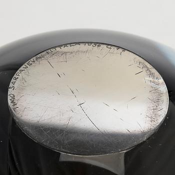 Timo Sarpaneva, a 'Claritas' glass sculpture, signed Timo Sarpaneva Iittala 1986 C 77.