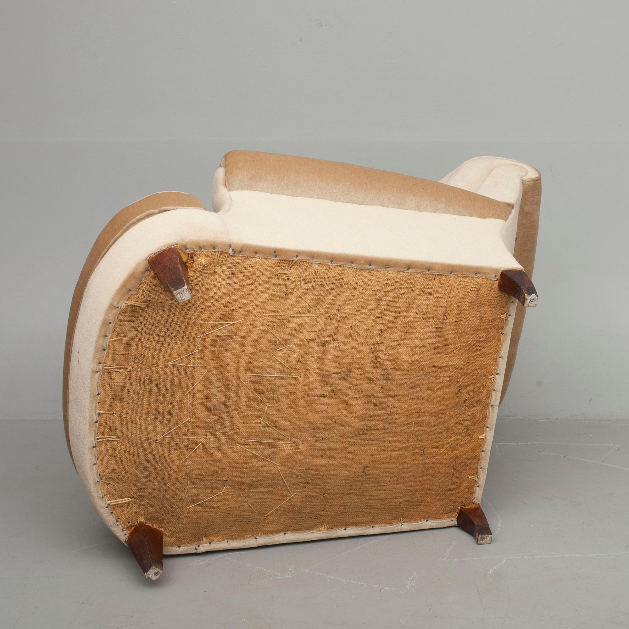 FÅTÖLJ, 1930-40-tal.