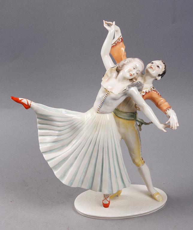 FIGURIN, porslin, Carl Werner, Hutschenreuter.