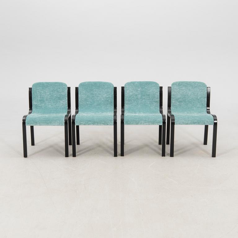 Chairs, 4 pcs, second half of the 20th century.