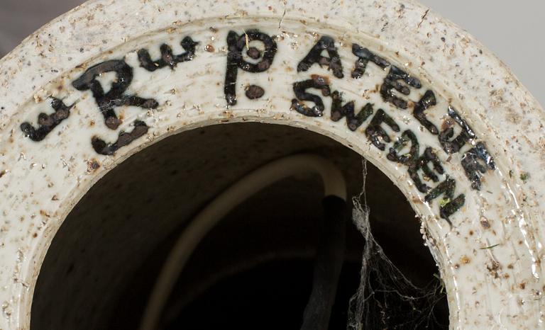 A STONEWARE FLOOR LAMP BY INGER PERSSON FOR RÖRSTRAND.