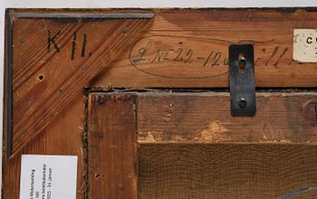 Carl Fredrik Hill, "Jordkällare med figur, Luc-sur-Mer".