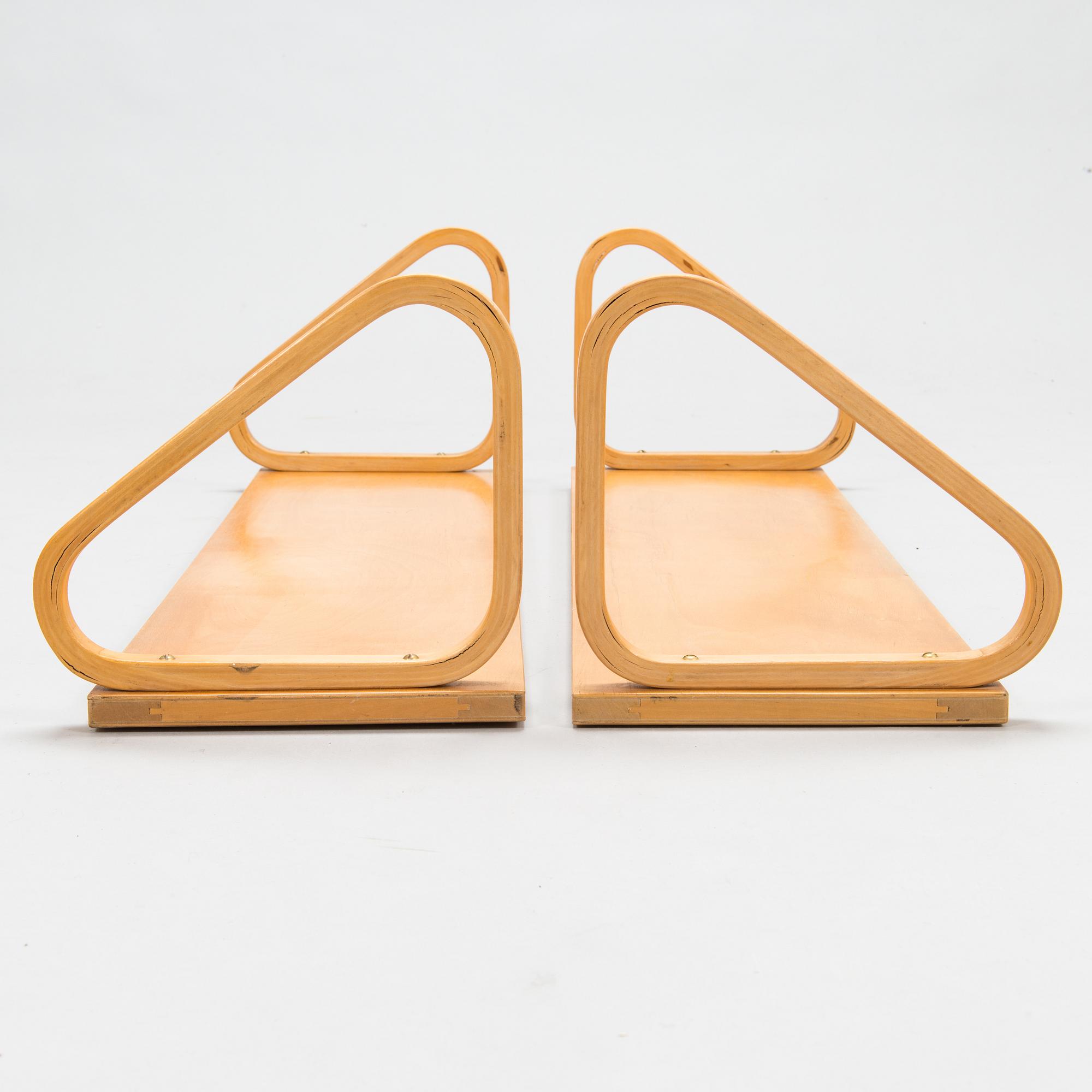 Alvar Aalto,  Two mid 20th Century '112B' shelves for Artek.