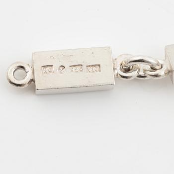 Rey Urban, collier, stavkedja sterling silver, Stockholm 1995.
