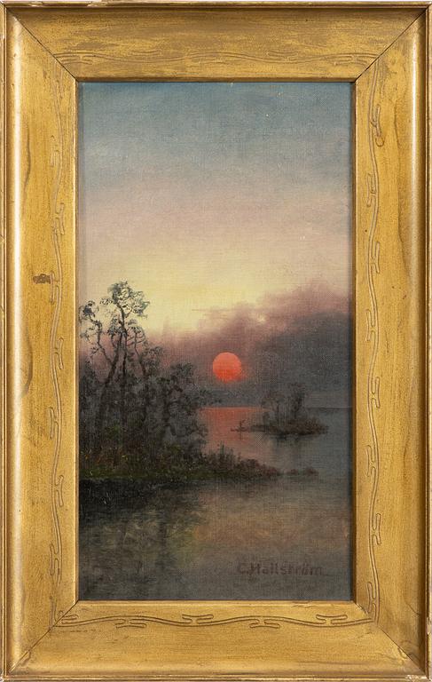 Carl Hallström, Sunset.
