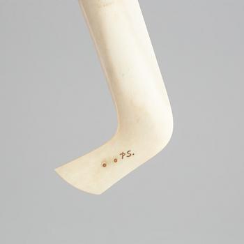 Per Sunna, a Sami rendeer horn knife, signed.