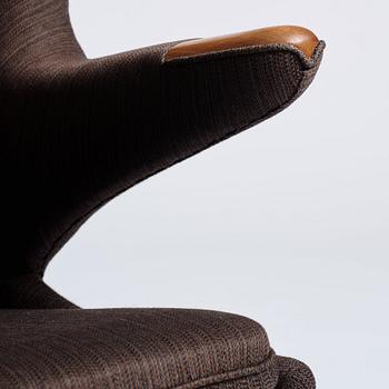 Hans J. Wegner, a 'Papa bear' easy chair, AP-stolen, Denmark, 1950s-1960s. Designed in 1952.