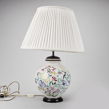 STIG LINDBERG, bordslampa, Gustavsberg Studio 1940-tal.