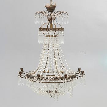 Chandelier, Gustavian style, 20th century.