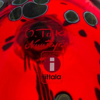 Oiva Toikka, A glass bird, signed O. Toikka Nuutajärvi.