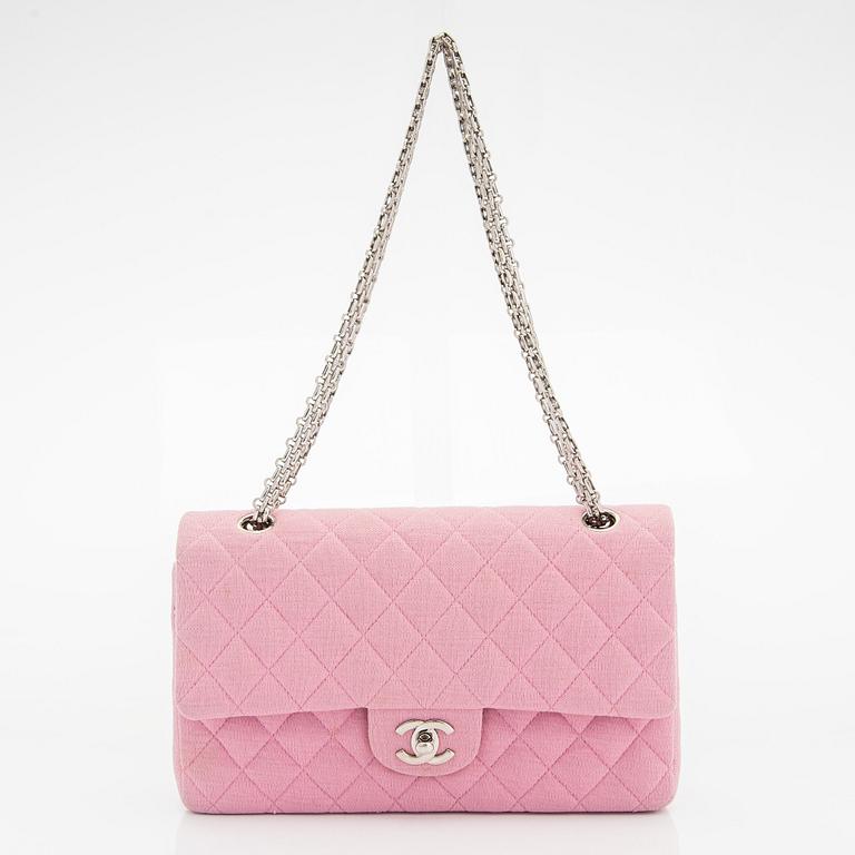 Chanel, "Pink Jersey Double Flap Bag", väska, 1997-1999.