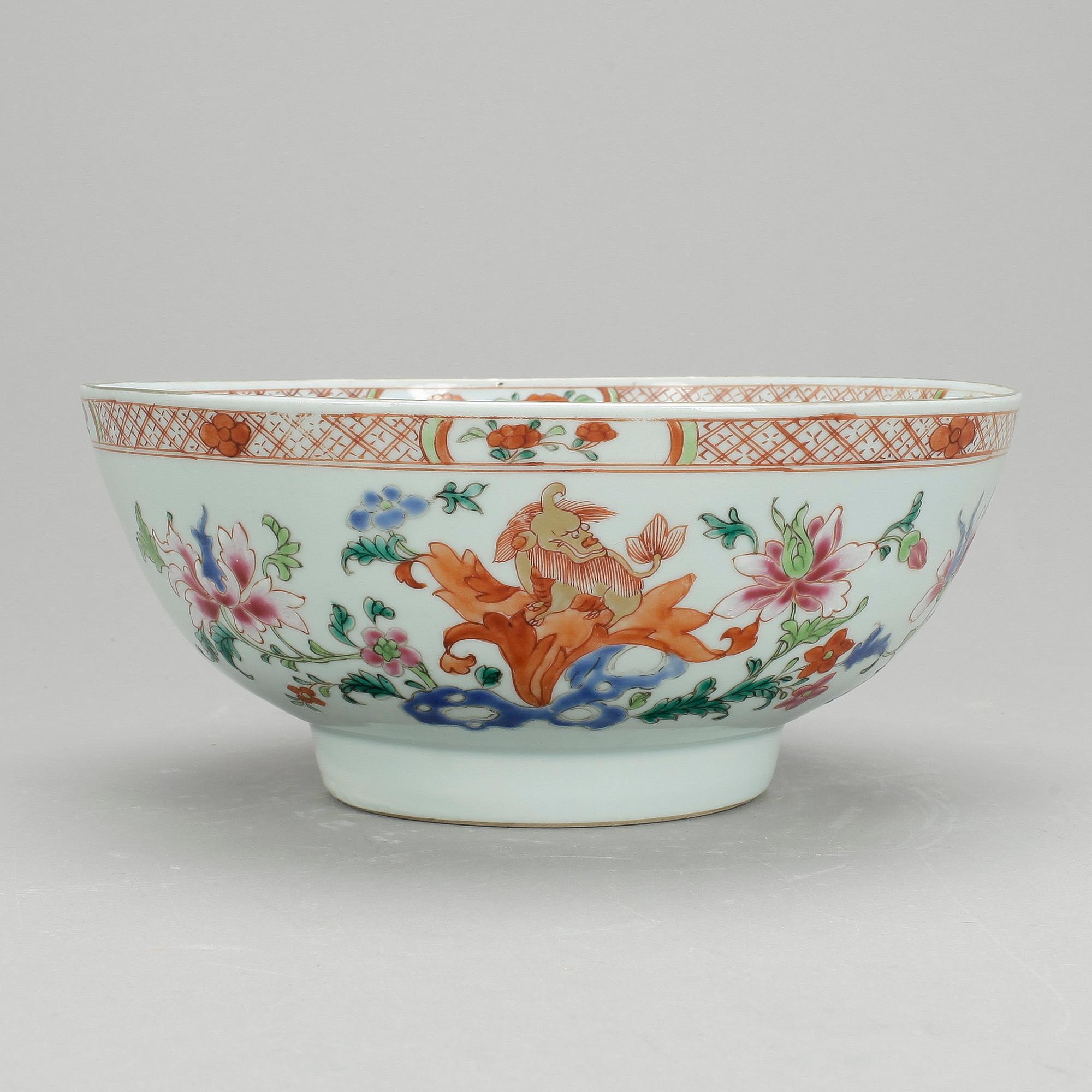 SKÅL, porslin, Kina, Qianlong, 1700-tal.