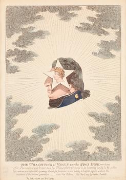 CHARLES WILLIAM, efter, kolorerat kopparstick, 1800-tal.