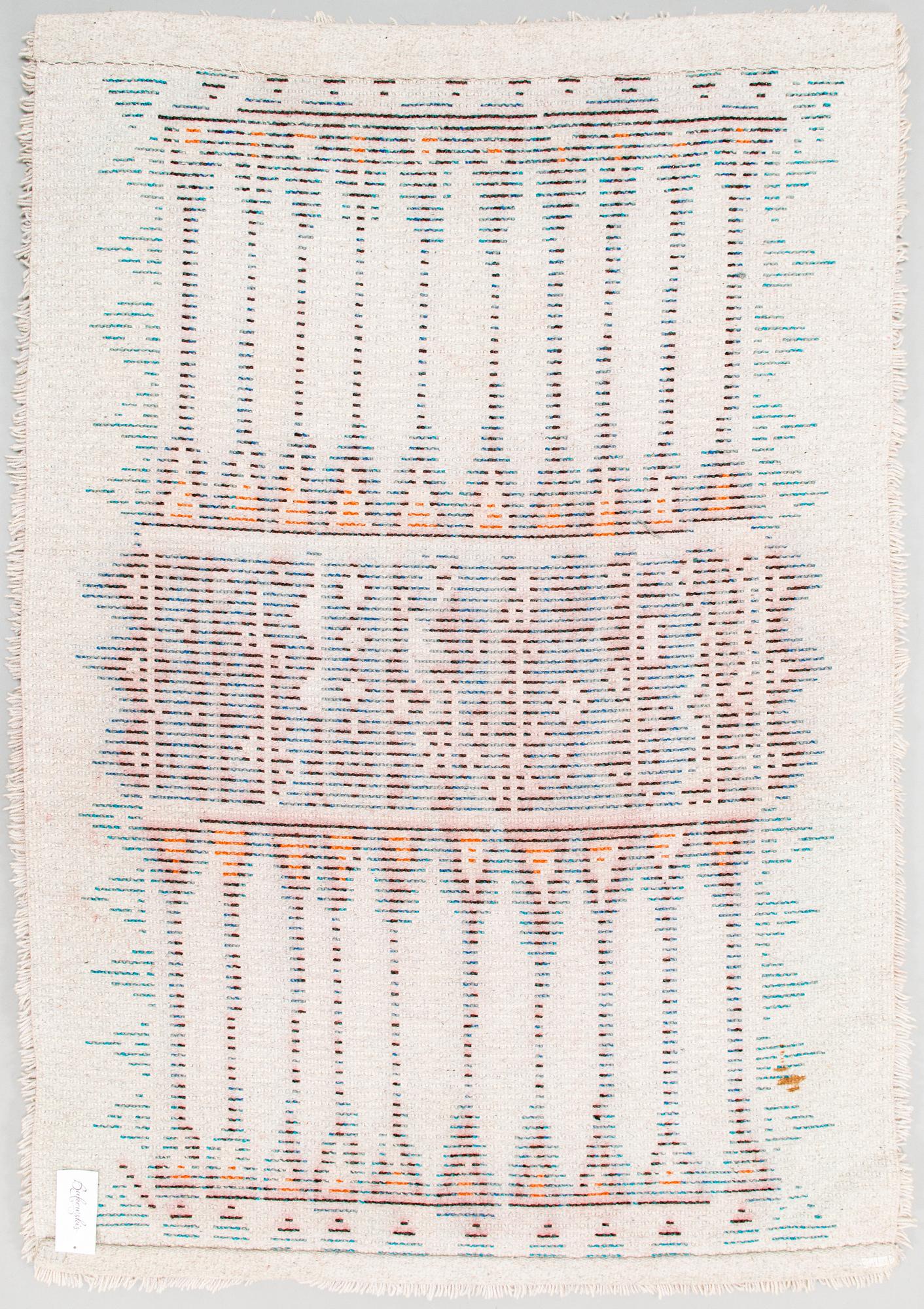 Aini Suomi, ryijy, malli Sylvi Salonen. Noin 154x106 cm.