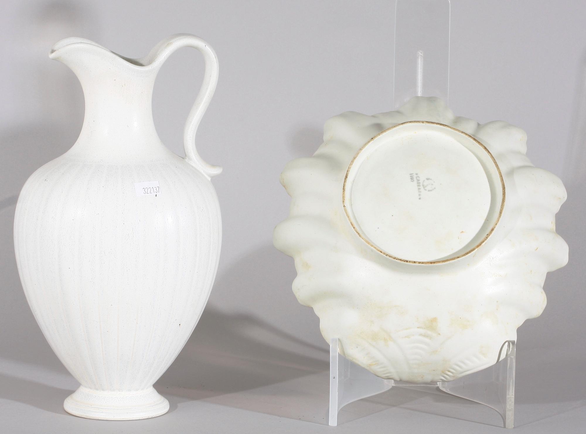 KANNA, samt SKÅL, stengods, Rörstrand och Gustavsberg.