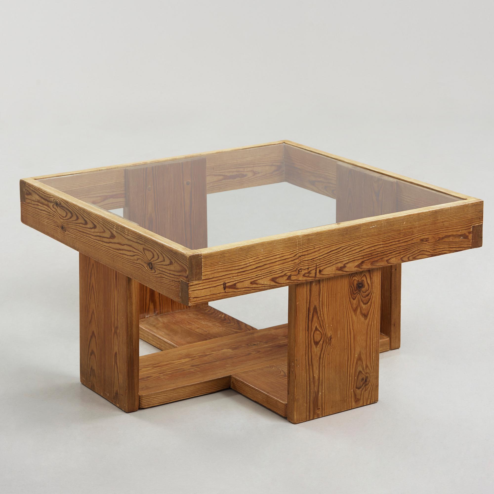 A Swedish Modern pine table, probably mid 20th C.