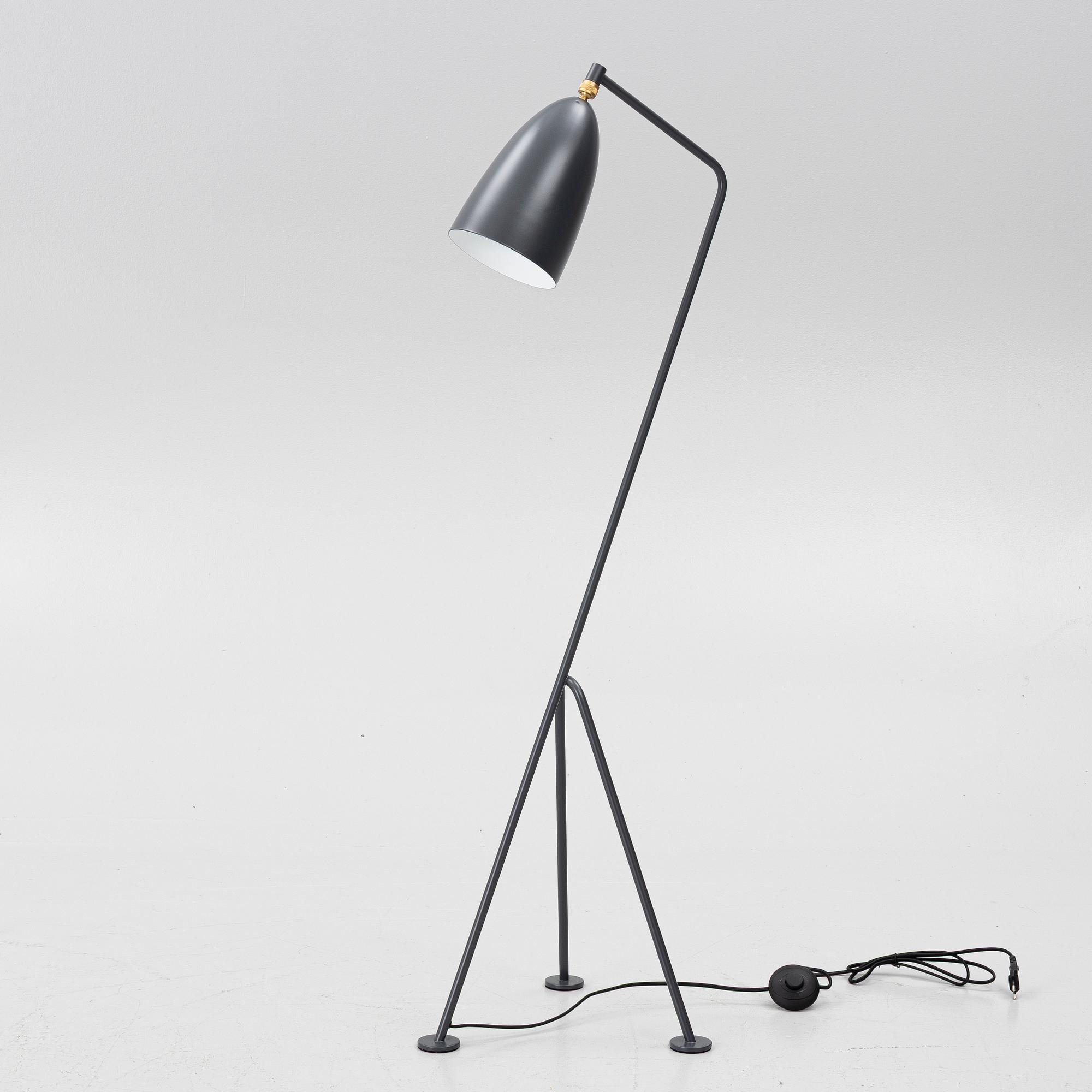 Greta Magnusson Grossman, Floor lamp, 'Grasshopper', GUBI, Denmark.
