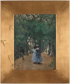 Anders Zorn, "Promenad i parken".