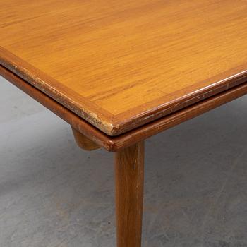 Hans J Wegner, a model 'AT-312' teak veneered dining table, Andreas Tuck, Denmark.