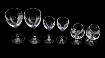 GLASSERVIS, 28 delar, "Chateau", Bertil Vallien, Kosta Boda.