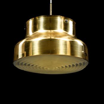 TAKLAMPA, "Bumligen", Anders Pehrson, Ateljé Lyktan, Åhus, 1900-talets andra hälft. Diameter 40 cm.