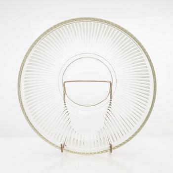 Nanny Still, glasservisdelar, 18 dlr, "Viiru", Riihimäen Lasi Oy.