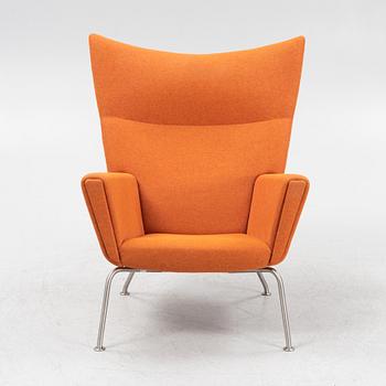 Hans J. Wegner, fåtölj, Wing chair" modell CH445, Carl Hansen & Søn. Danmark.