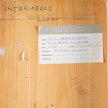 Gösta Adrian-Nilsson, "Vit cirkel Horisontell".