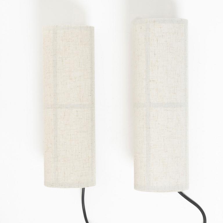 Norm Architects, a pair of 'Hashira wall lamp', Menu, Denmark.