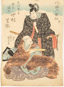 Utagawa Kunisada (Toyokuni III), Kabukimotiv.