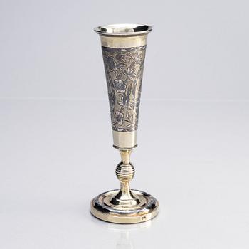 A Russian parcel-gilt silver Champagne Cup, unknown master, Moscow 1834.